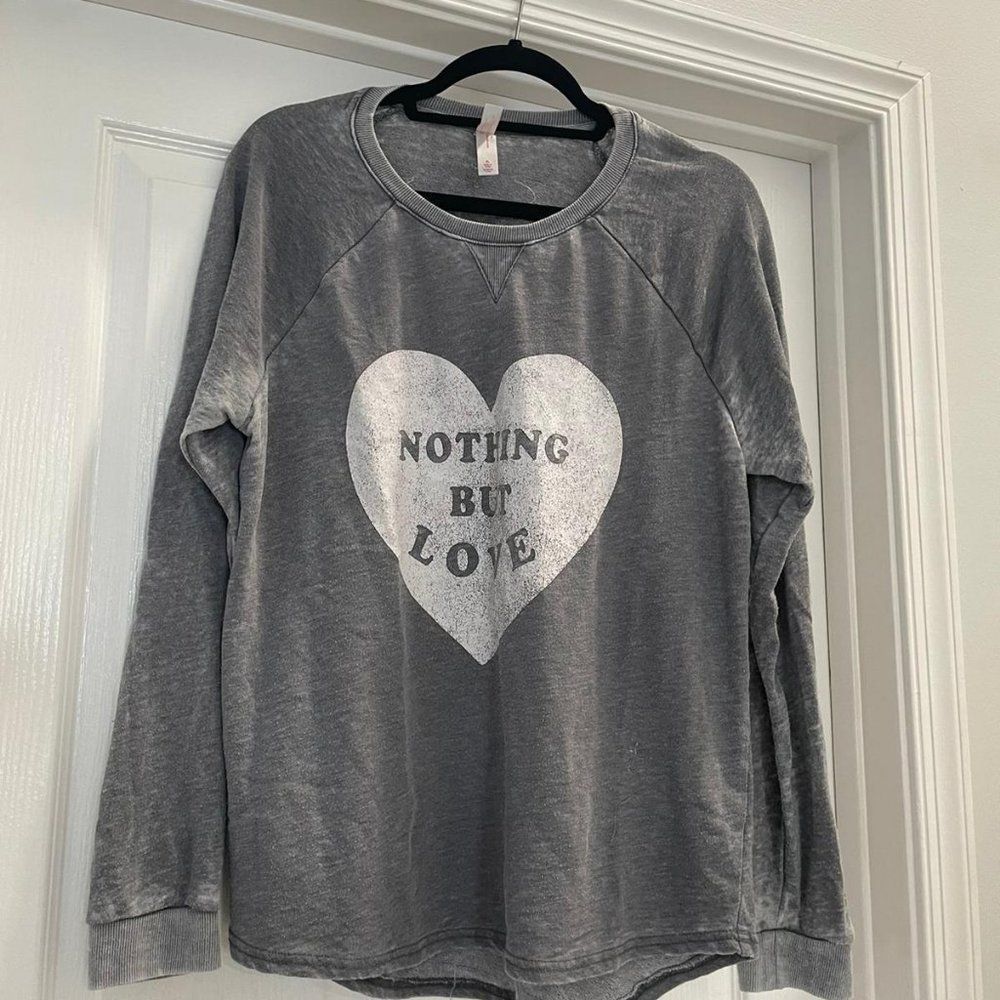 Xhilaration Men's Long Sleeve T-Shirt Gray XL